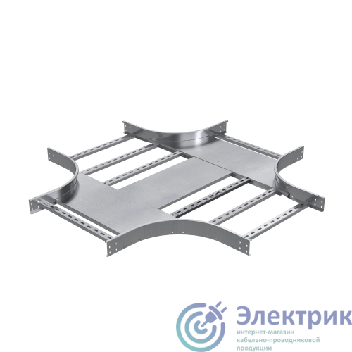 Ответвитель для лотка Х-образный 80х200 R600 1.5мм нерж. сталь AISI 304 DKC ILXM6820C