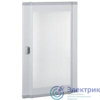 Дверь для шкафов LX3 выгнутая со стеклом Leg 020264