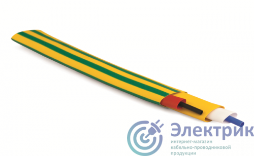 Трубка термоусадочная тонкостен. 3.2/1.6 желт./зел. (уп.50шт) DKC 2NA20132GY