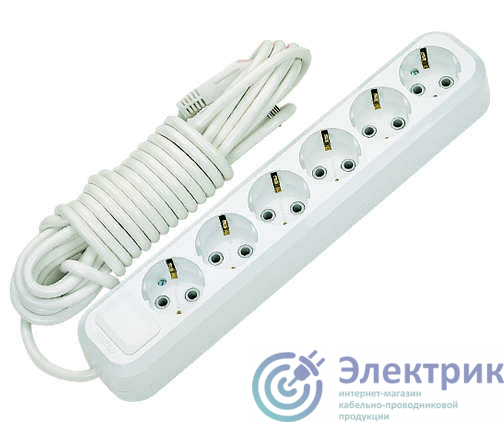 MGP184 | Удлинитель 6х5м с заземл. 16А IP20 Makel
