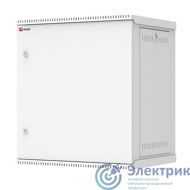Шкаф телекоммуникационный 6U 19дюйм разборный задняя стенка дверь металл EKF ITB6M450D-R