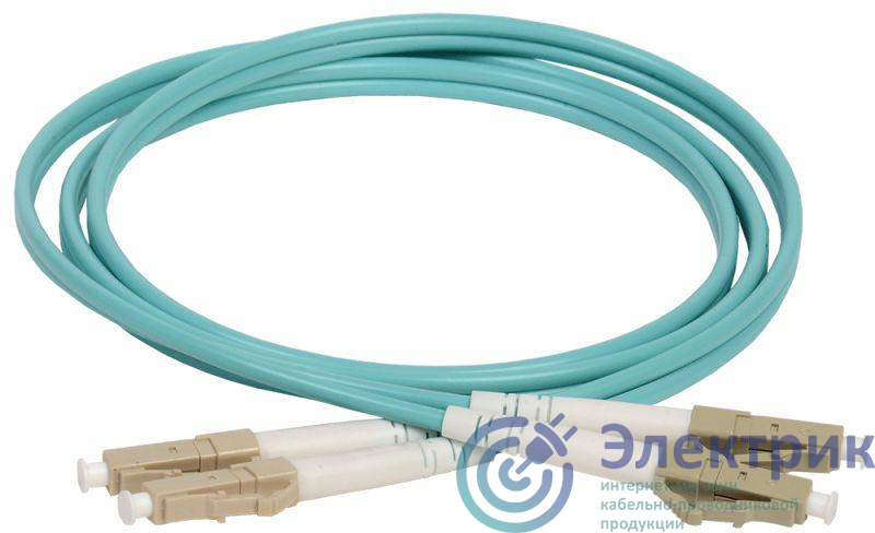 Патч-корд оптический коммутационный соединительный для многомодового кабеля (MM); 50/125 (OM3); LC/UPC-LC/UPC (Duplex) (дл.5м) ITK FPC5003-LCU-LCU-C2L-5M