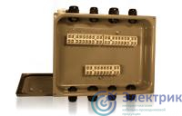 Коробка клеммная КС-30 У2 30 клемм IP65 (пластиковые вводы MG 20x4/MG 25х4) Электротехник ET013210
