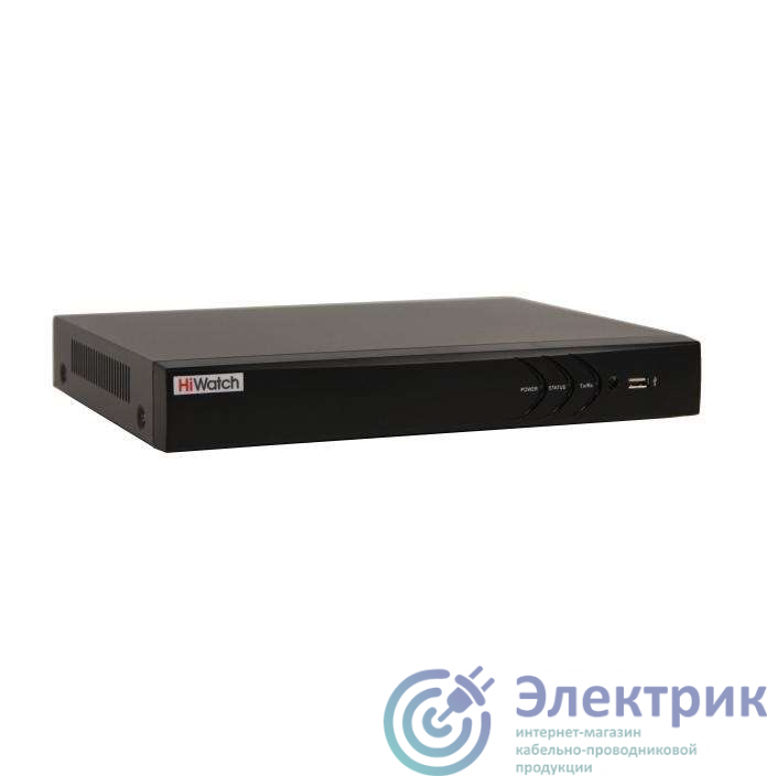 Видеорегистратор DS-N304P(B) 4канальный с 4PoE интерфейсами HiWatch 00-00002080