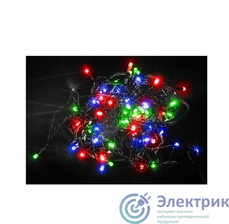 Гирлянда ILD200C-GM 200LED 20м 8 реж. мульти. SHlights 4690601041142