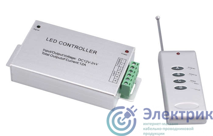 Контроллер RGB ZC-2000RC 12В 3х4А=144Вт (RF) JazzWay 3327392