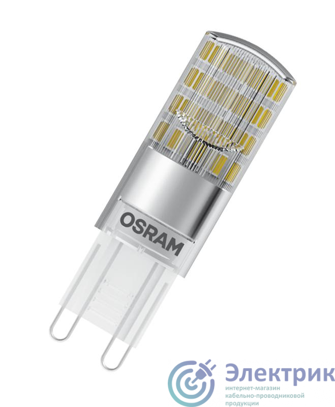 Лампа светодиодная LED STAR PIN40 3.5W/827 (замена 40Вт) 3.5Вт 2700К тепл. бел. G9 400лм 220-240В прозр. пласт. OSRAM 4058075315822