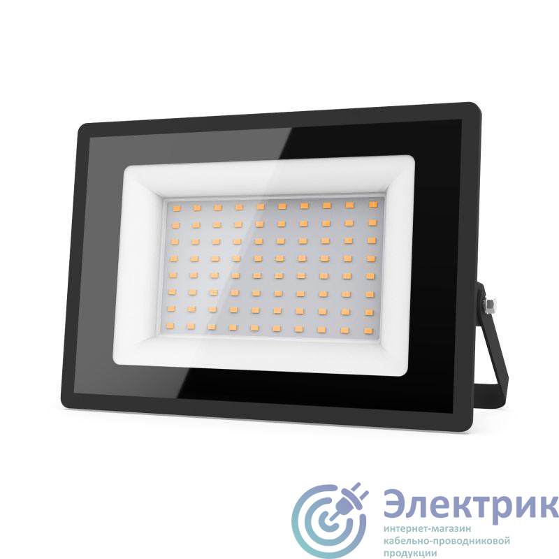 613527170 | Прожектор светодиодный Elementary 70Вт 3000К IP65 6300лм ДО черн. GAUSS