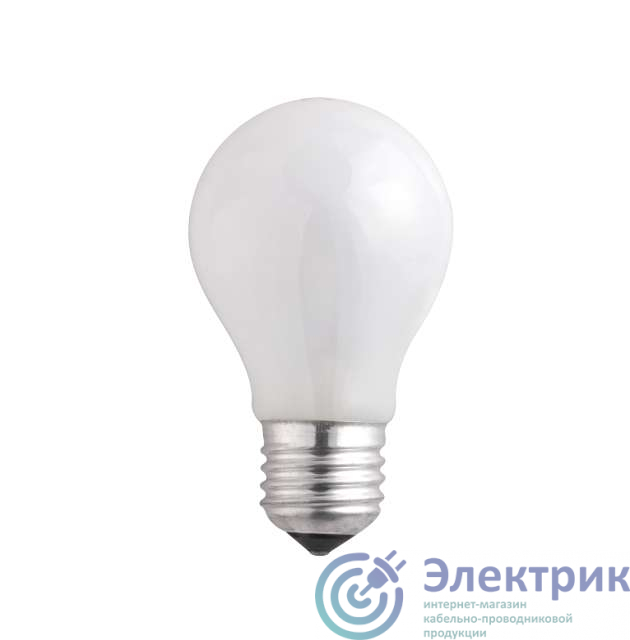 Лампа накаливания A55 240V 60W E27 frosted (БМТ 230-60-5) JazzWay 3320423
