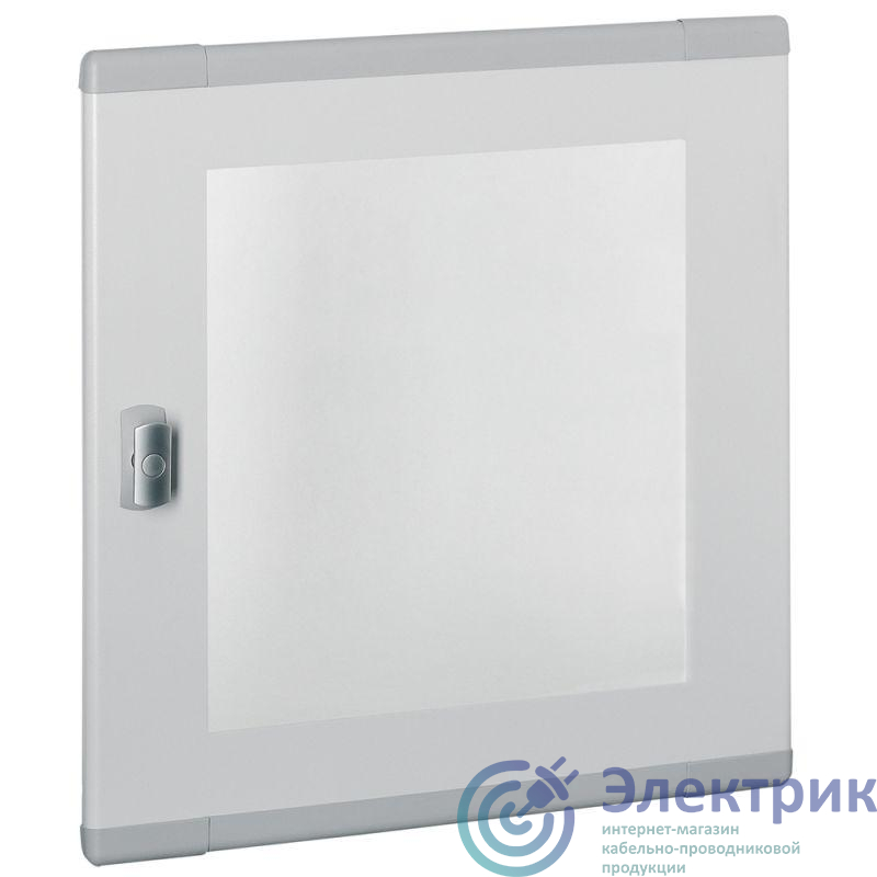 Дверь для шкафов XL3-160 (плоское стекло) Н=450мм Leg 020282