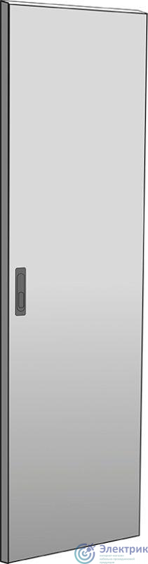 Дверь металлическая для шкафа LINEA N 42U 600мм сер. ITK LN35-42U6X-DM