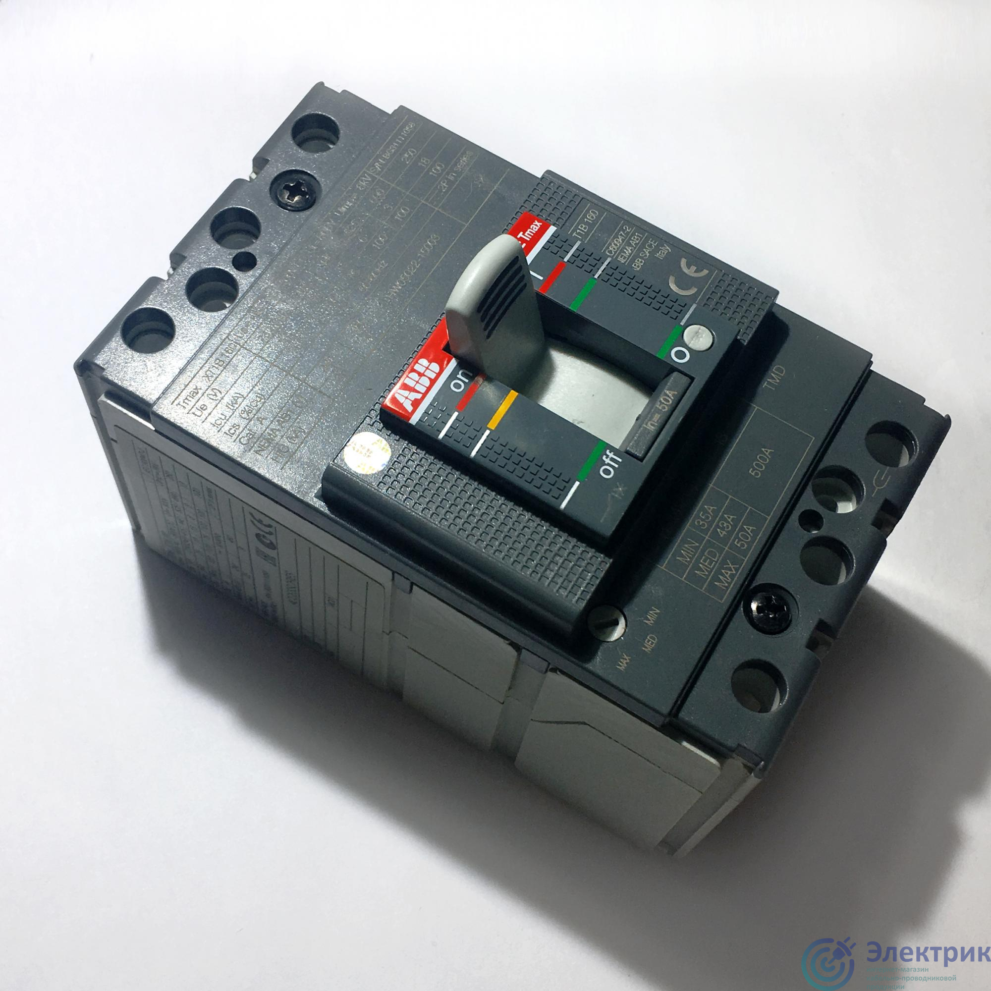 T1B 160 TMD 16-630 3p F FC Cu (1х70mm2)  16kA Автоматический выключатель 1SDA050870R1