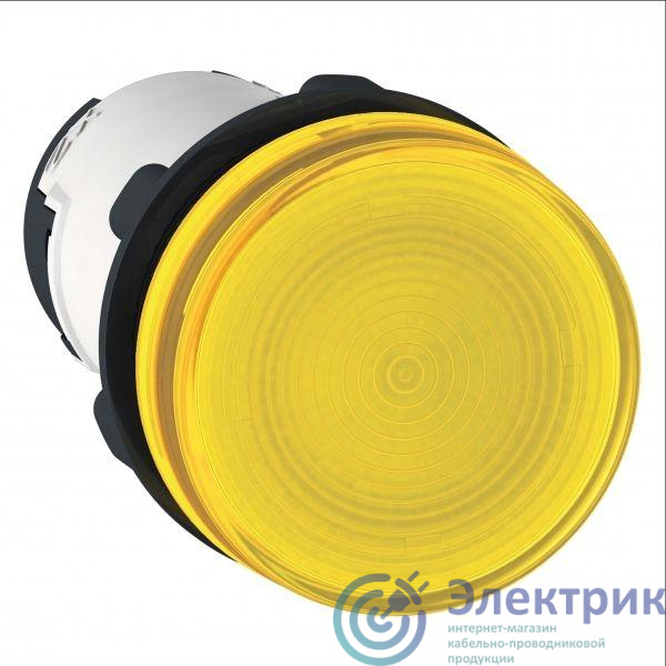 Лампа светосигнальная d22мм 250В желт. SchE XB7EV65P
