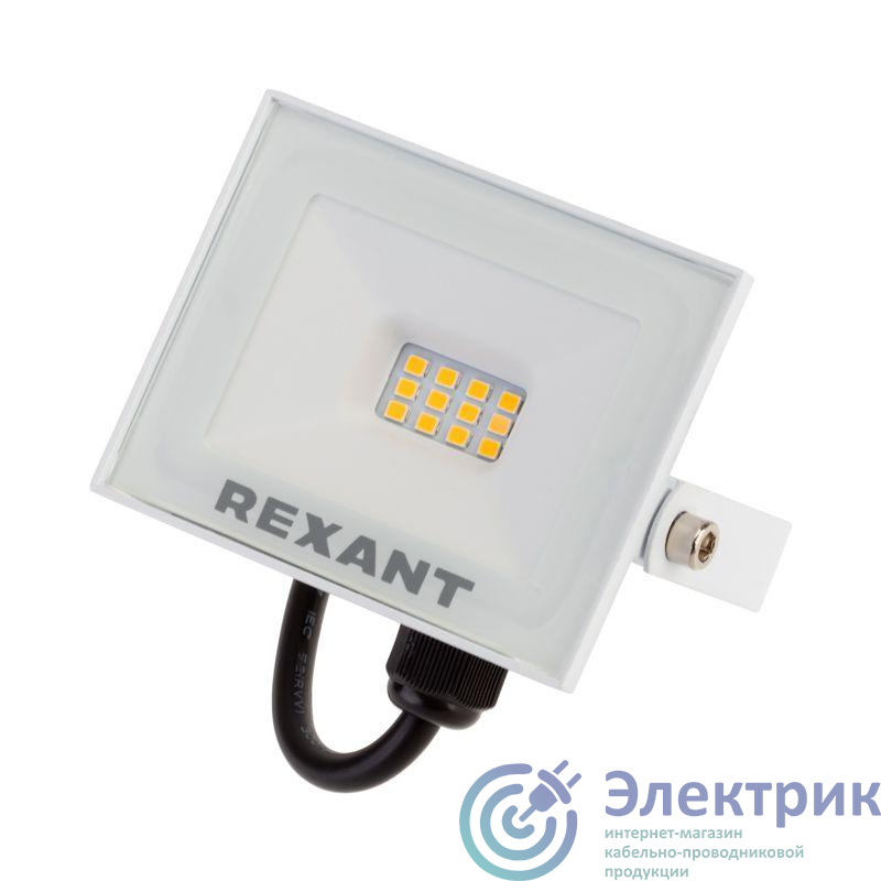 605-019 | Прожектор СДО 20Вт 3000К 1600лм корпус бел. Rexant