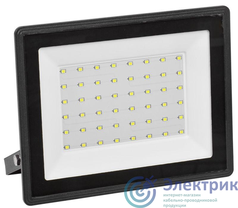 Прожектор светодиодный СДО 06-70 6500К IP65 черн. IEK LPDO601-70-65-K02