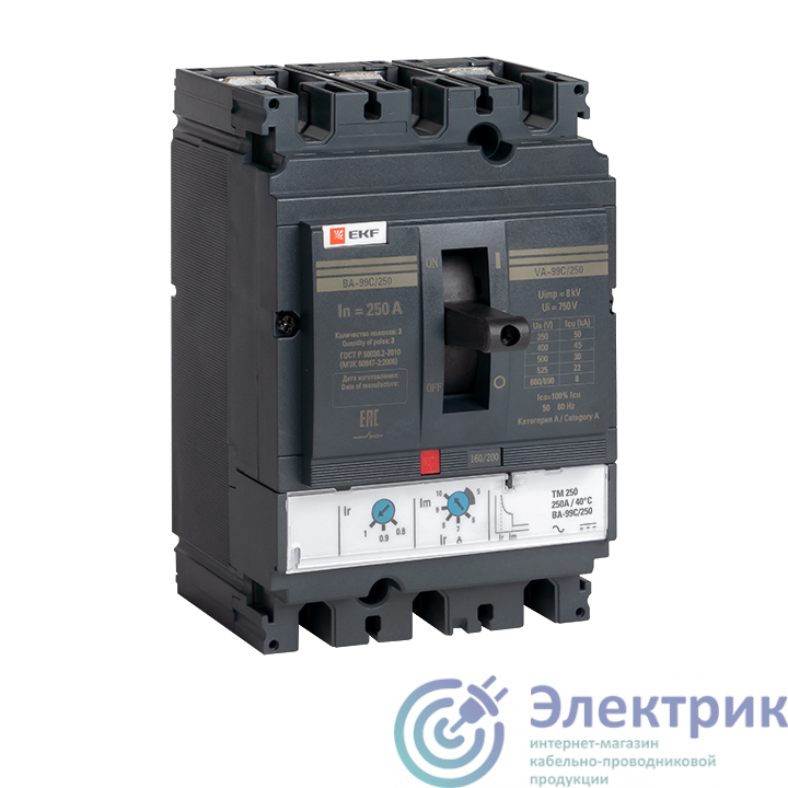 Фото EKF mccb99C-250-250