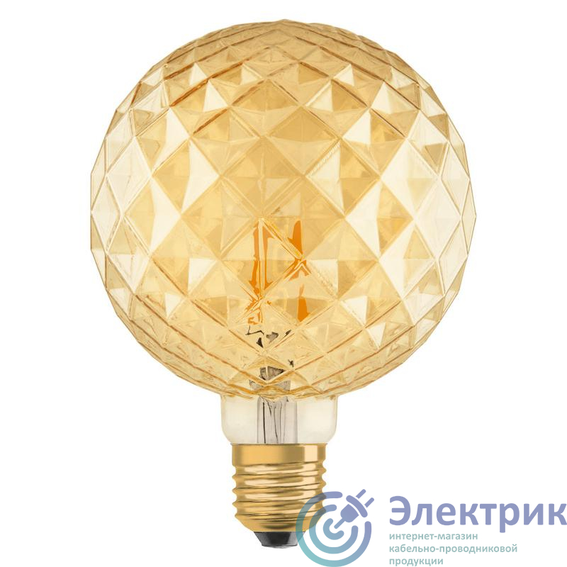 Лампа светодиодная филаментная 1906LED PINE 4.5W/825 FIL E27 230В OSRAM 4058075092037
