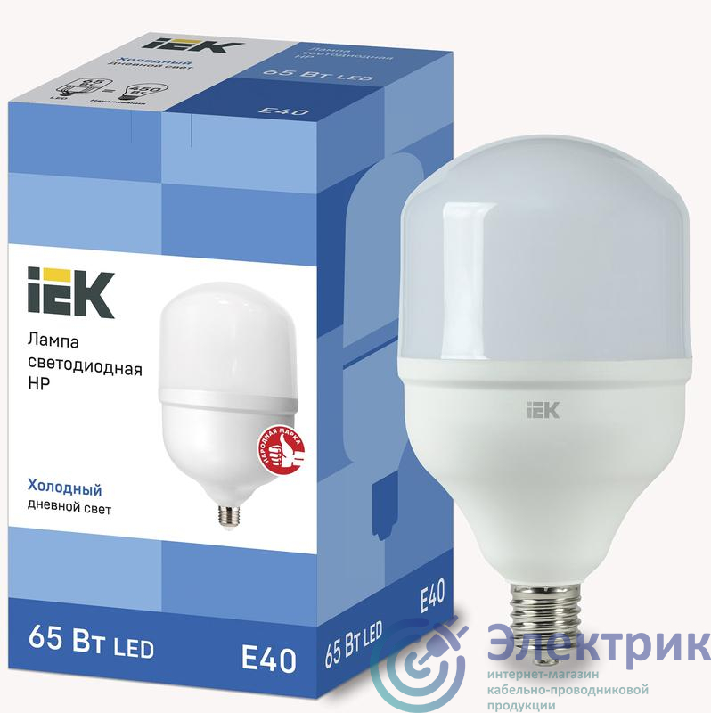 Фото IEK LLE-HP-65-230-65-E40