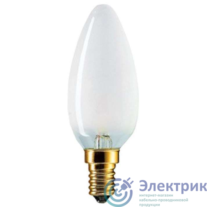 Лампа накаливания Stan 40Вт E14 230В B35 FR 1CT/10X10 Philips 926000006918