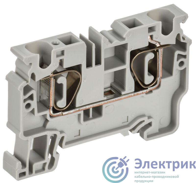 AF-CT40-00-K03-006 | Клемма пружинная проходная CX6 6кв.мм сер. ARMAFIX IEK 