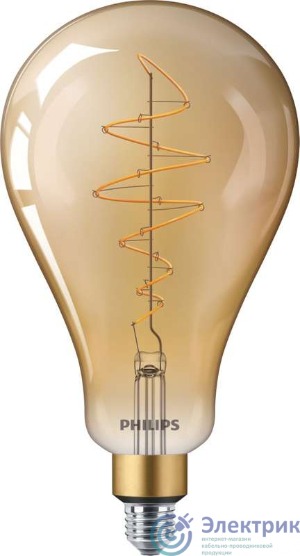 Лампа светодиодная филаментная LED Classic-giant G D DIM 40Вт A160 E27 PHILIPS 929001873501