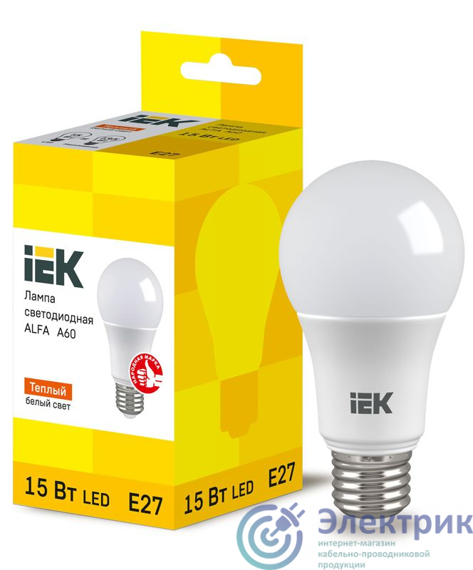 Фото IEK LLA-A60-15-230-30-E27-6