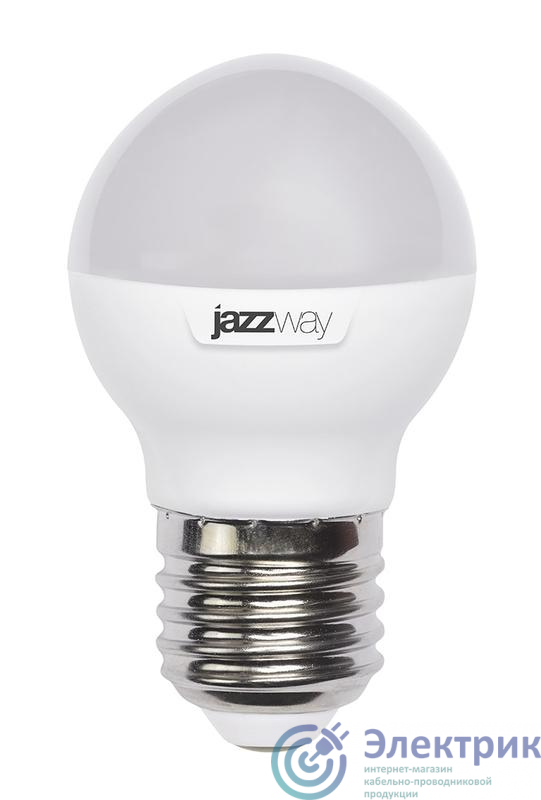 Лампа светодиодная PLED-SP 9Вт G45 4000К нейтр. бел. E27 E JazzWay 5019126