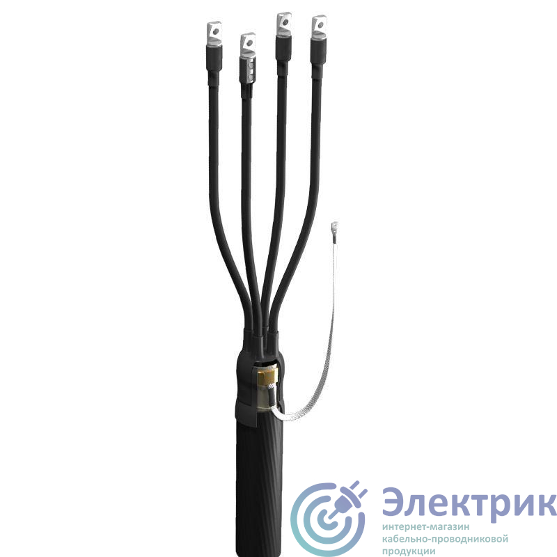 Муфта кабельная концевая универсальная 1кВ 5 ПКВ(Н)Тпб-1 (35-50) нг-Ls с наконечн. (пластик/ЭПР с броней) ЗЭТАРУС zeta23355