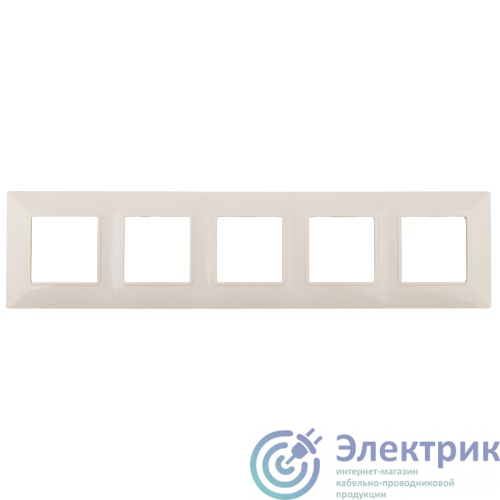 Б0034406 | Рамка 5-м 14-5005-02 Elegance сл. кость ЭРА