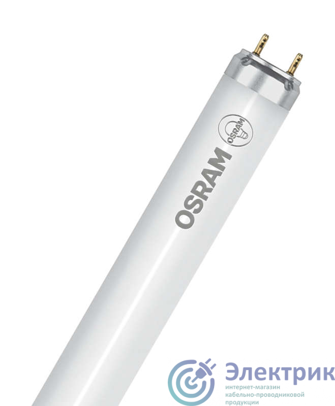 Лампа светодиодная SubstiTUBE Basic T8 18W/840 (замена 36Вт) 18Вт стекл. 4000К нейтр. бел. G13 1600лм 220-240В 1200мм AC OSRAM 4058075151536
