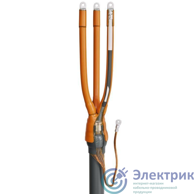 Муфта кабельная концевая 10кВ 3ПКВТп-10-70/120 (Б) нг-LS КВТ 77340