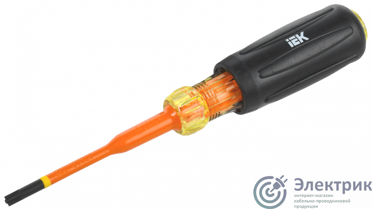 A2L5-SC31-T3-ZS-10-080 | Отвертка диэлектрическая SLIM PZ/SL1х80 Т3 ARMA2L 5 IEK 