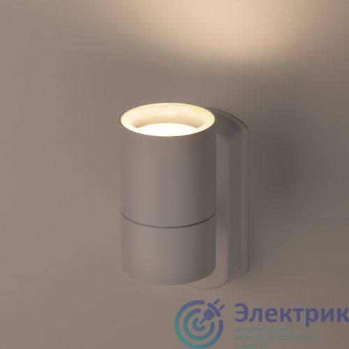 Б0034631 | Светильник WL27 WH декор. подсветка MAX35W GU10 IP54 бел. ЭРА