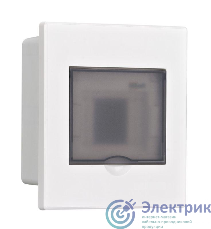 31060DEK | Корпус навесной дв. 1 ряд 4 мод. IP41 ЩРН-П пласт. прозр. DEKraft