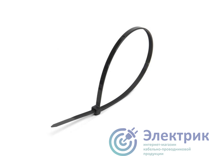 Хомут кабельный нейлоновый черн. 3.6х150 (уп.100шт) TOKOV ELECTRIC TKE-HNS-3.6-150-B/100