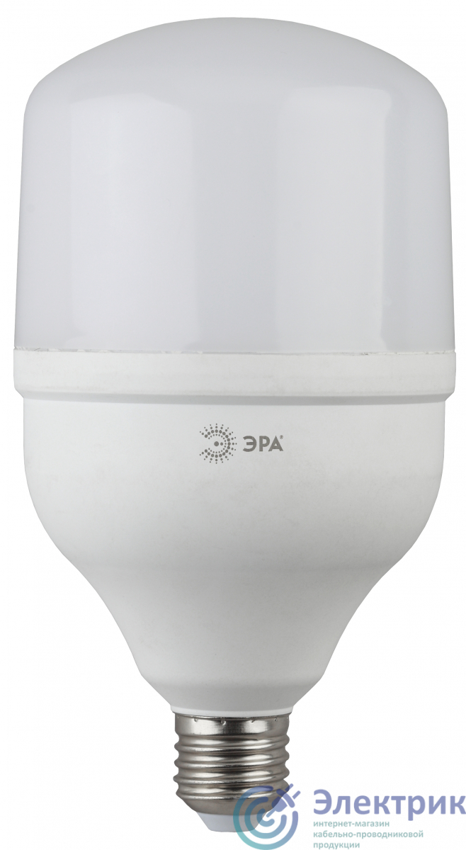 Лампа светодиодная Е27 40Вт колокол холодный дневной свет STD LED POWER T120-40W-6500-E27 E27 / ЭРА