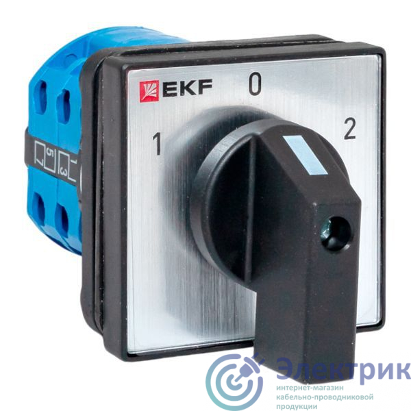 pk-1-22-10-65 | Переключатель кулачковый ПК-1-22 2п 10А "1-0-2" IP65 EKF 