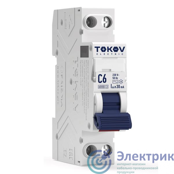 Фото TOKOV ELECTRIC TKE-PZ60-RCBO-1-6-30-A
