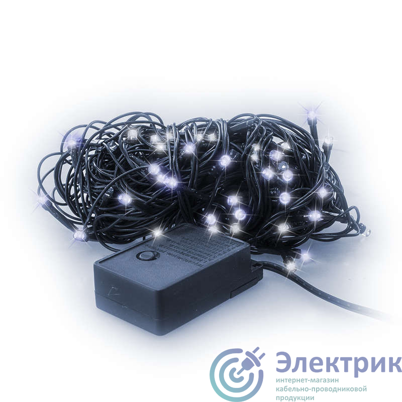 Гирлянда ILD120C-GW 120LED 12м 8 реж. бел. SHlights 4690601041883