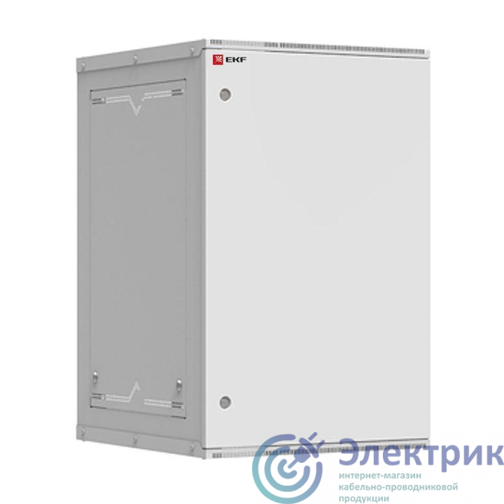 Шкаф телекоммуникационный Astra A 18U 600х650 настенный разборный дверь металл PROxima EKF ITB18M650D
