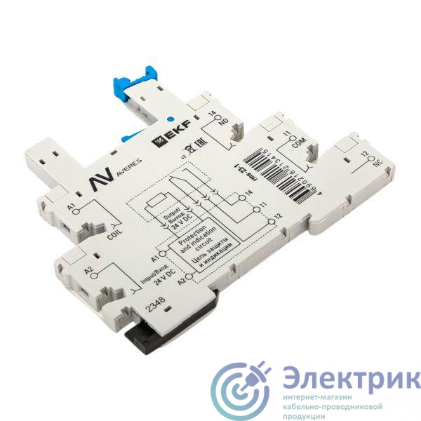 rms-23-1 | Разъем для реле РM slim 23/1 AVERES EKF