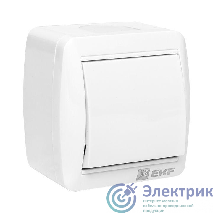 Выключатель ОП Владивосток 10А IP54 бел. PROxima EKF EQR16-021-30-54