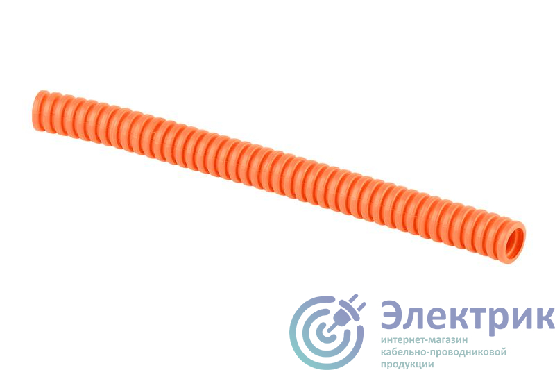 Труба гофрированная ПП легкая d16мм с протяжкой (уп.100м) Ruvinil 41601