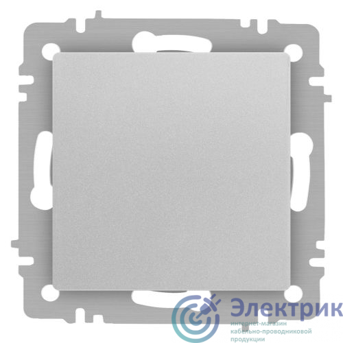 Б0063608 | Кнопка Accent 6-109-03 10А-250В IP20 СУ алюм. Intro