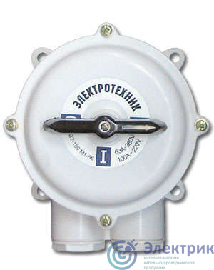 Выключатель пакетный ПВ2-100А в пл. корп. IP56 Электротехник ET001717