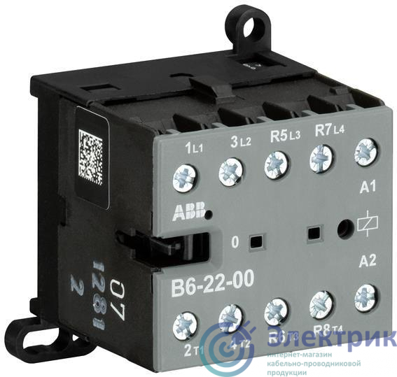 Миниконтактор B6-22-00-80 9А (400В AC3) катушка 230В AC ABB GJL1211501R8000