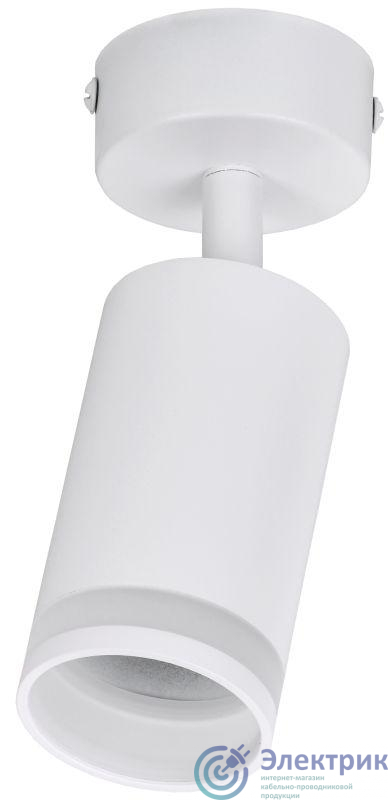 Светильник 4006 настенно-потолочный под лампу GU10 бел. IEK LT-USB0-4006-GU10-1-K01