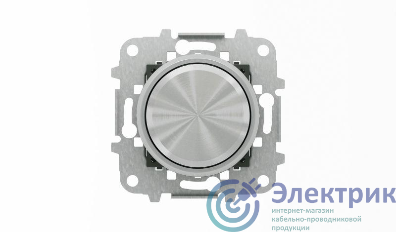 Механизм светорегулятора электронного поворотного SKY Moon для LED 2-100Вт кольцо хром ABB 2CLA866020A1401