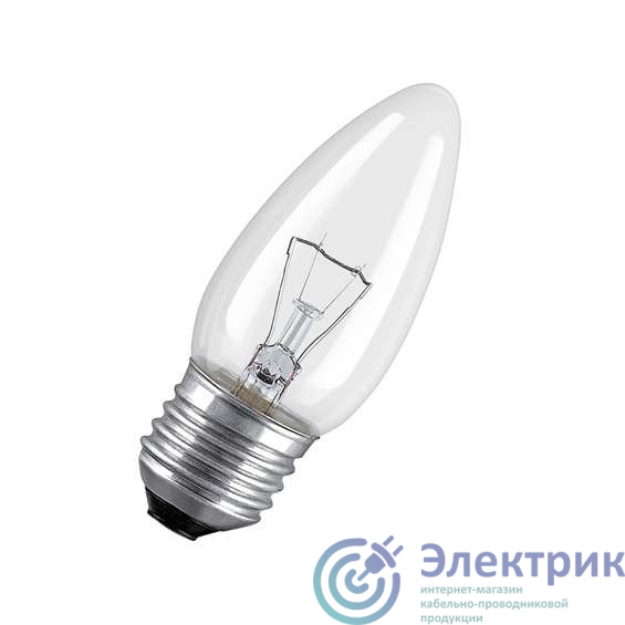 Лампа накаливания ДС 230В 40Вт E27 манж. упак. (100) Искра Львов