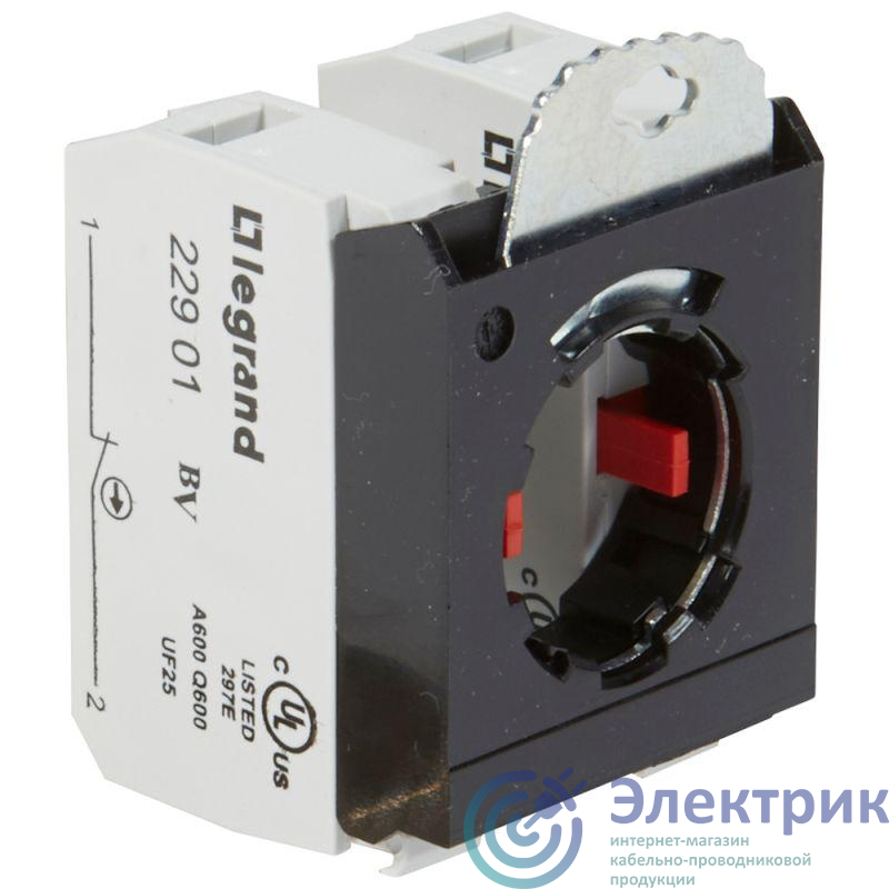 Блок контактов 2HЗ+3п адаптер без инд. под винт Osmoz Leg 022973